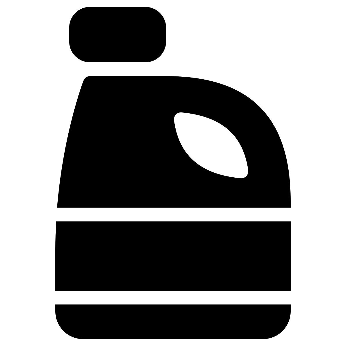 ios 17 filled style bottiglia di candeggina icon