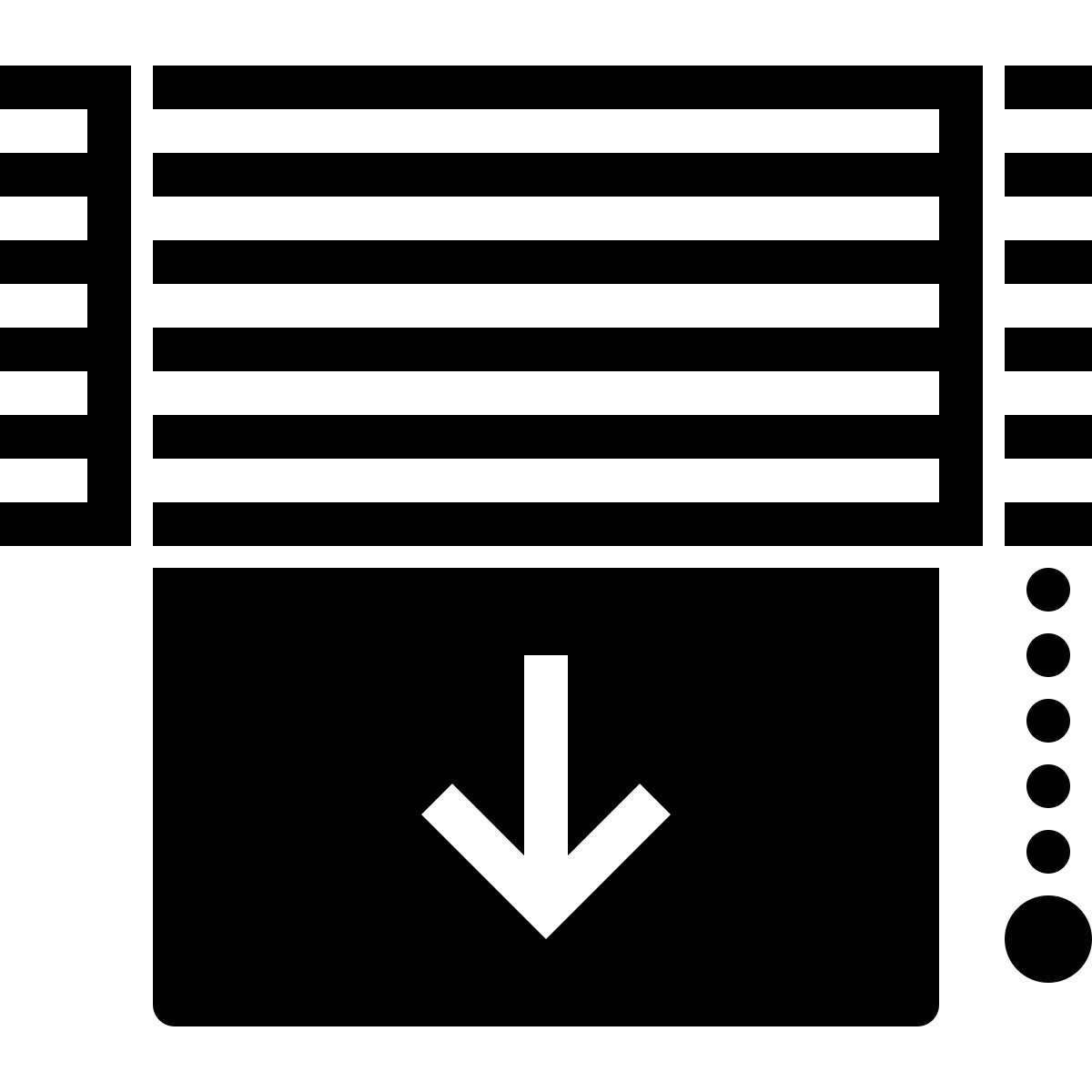 ios 17 filled style fermeture des volets icon