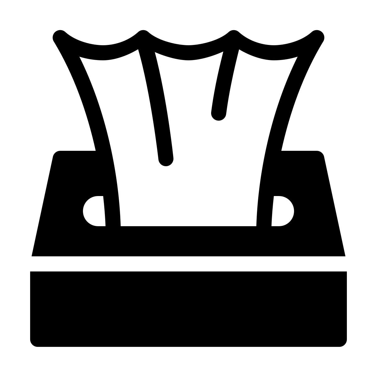 ios 17 filled style tissue icon