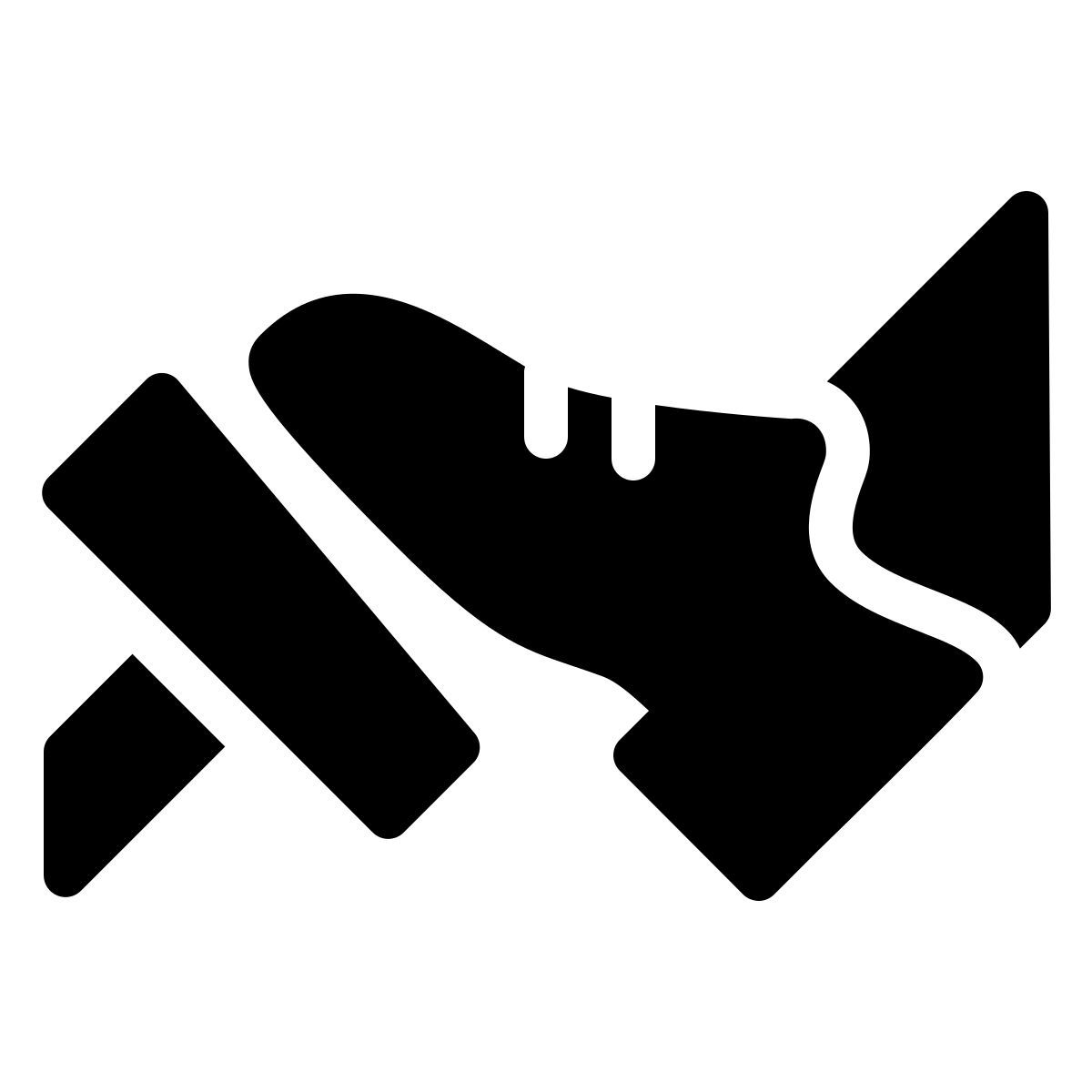 ios 17 filled style pedal de freno icon