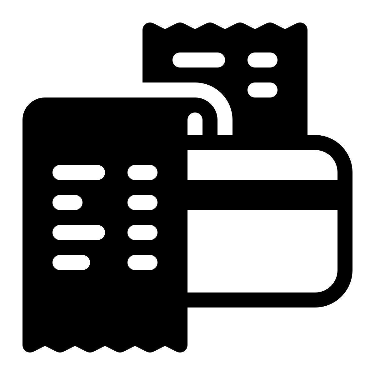 ios 17 filled style acquista con la carta icon