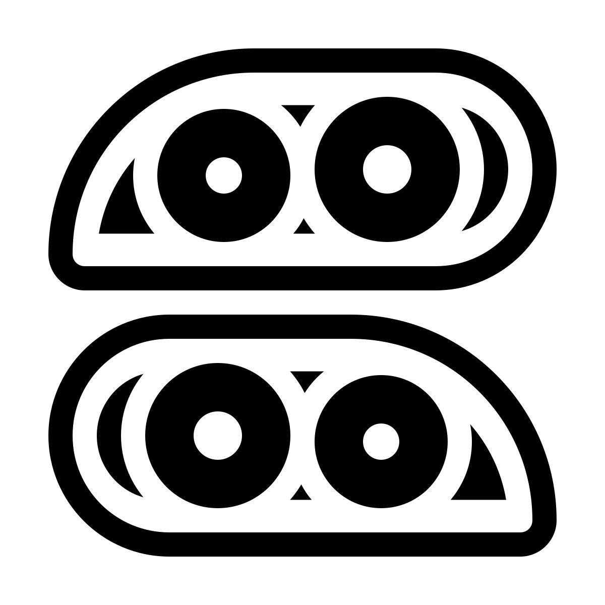 ios 17 filled style fari dell'auto icon