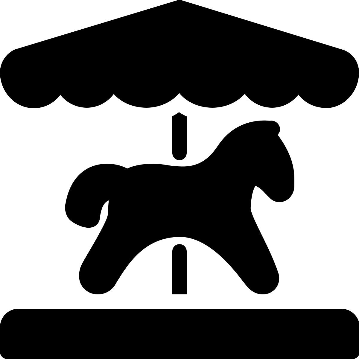 ios 17 filled style 旋转木马 icon