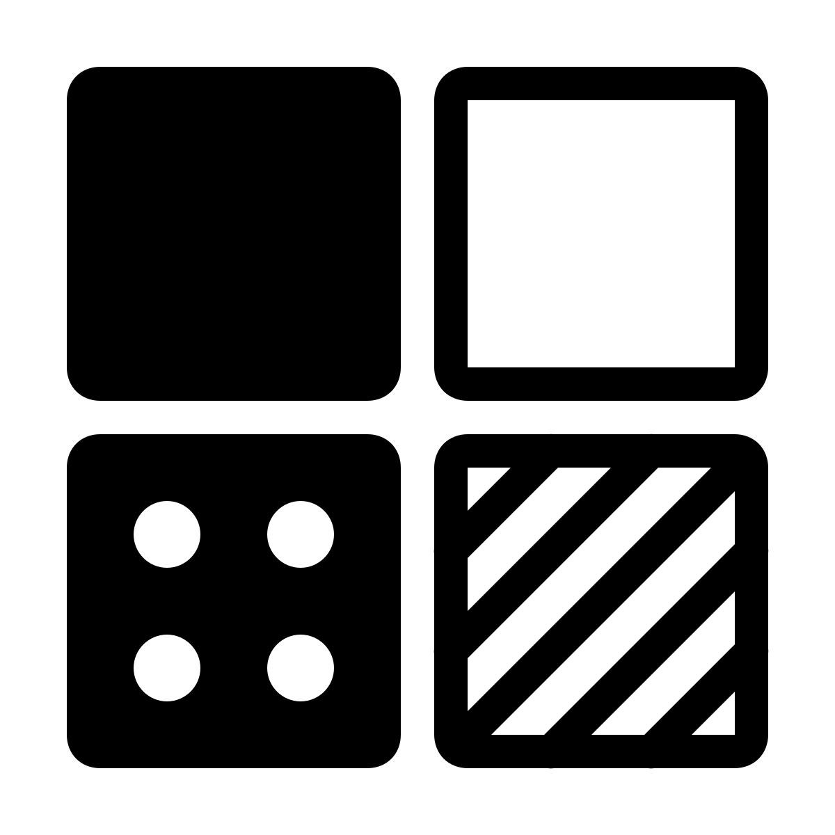 ios 17 filled style 分类 icon