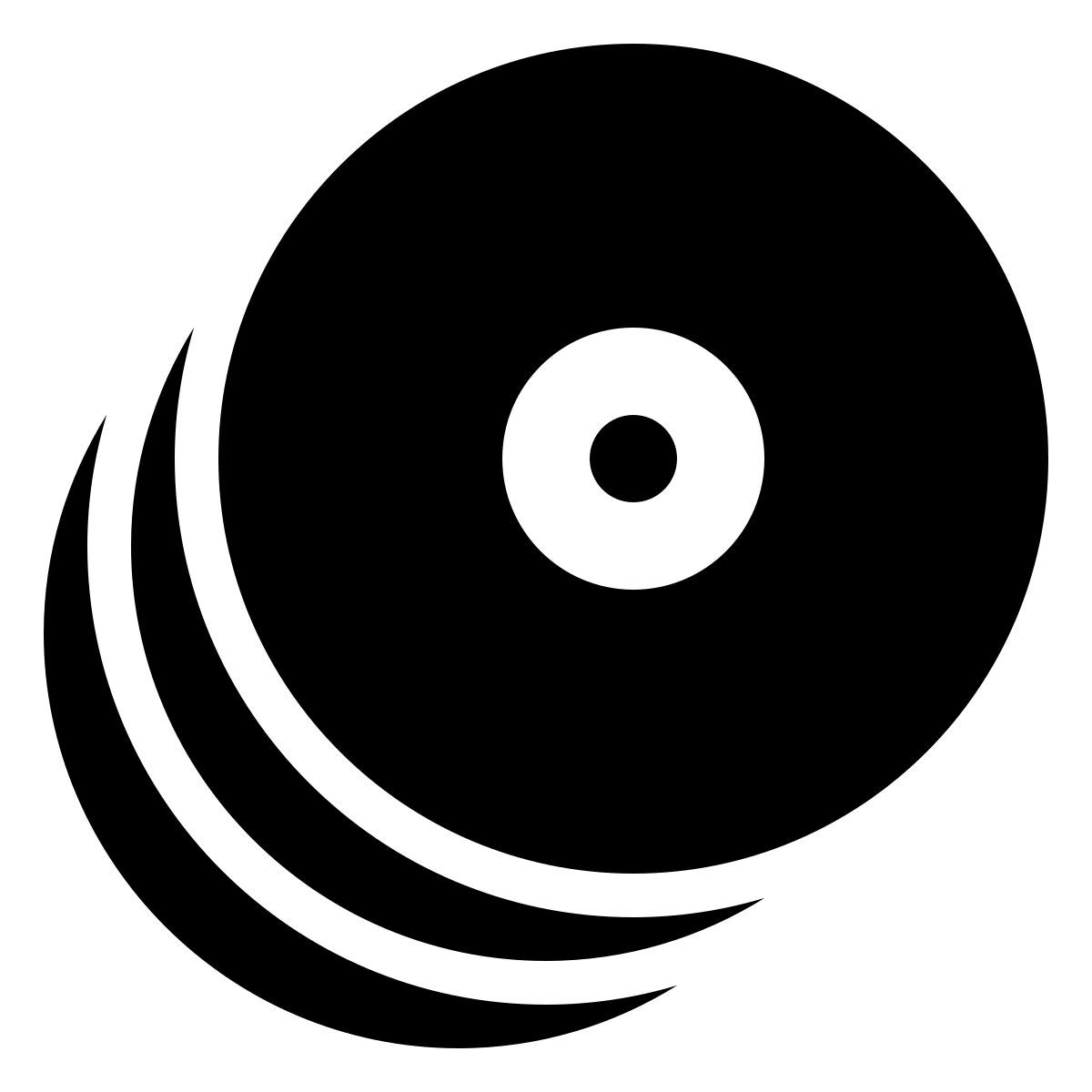 ios 17 filled style disco compacto icon