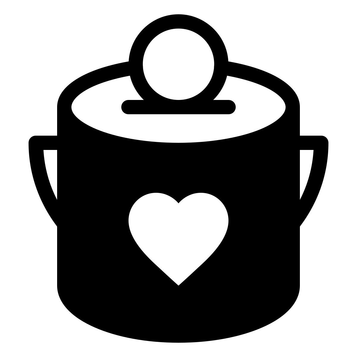 ios 17 filled style boîte de charité icon