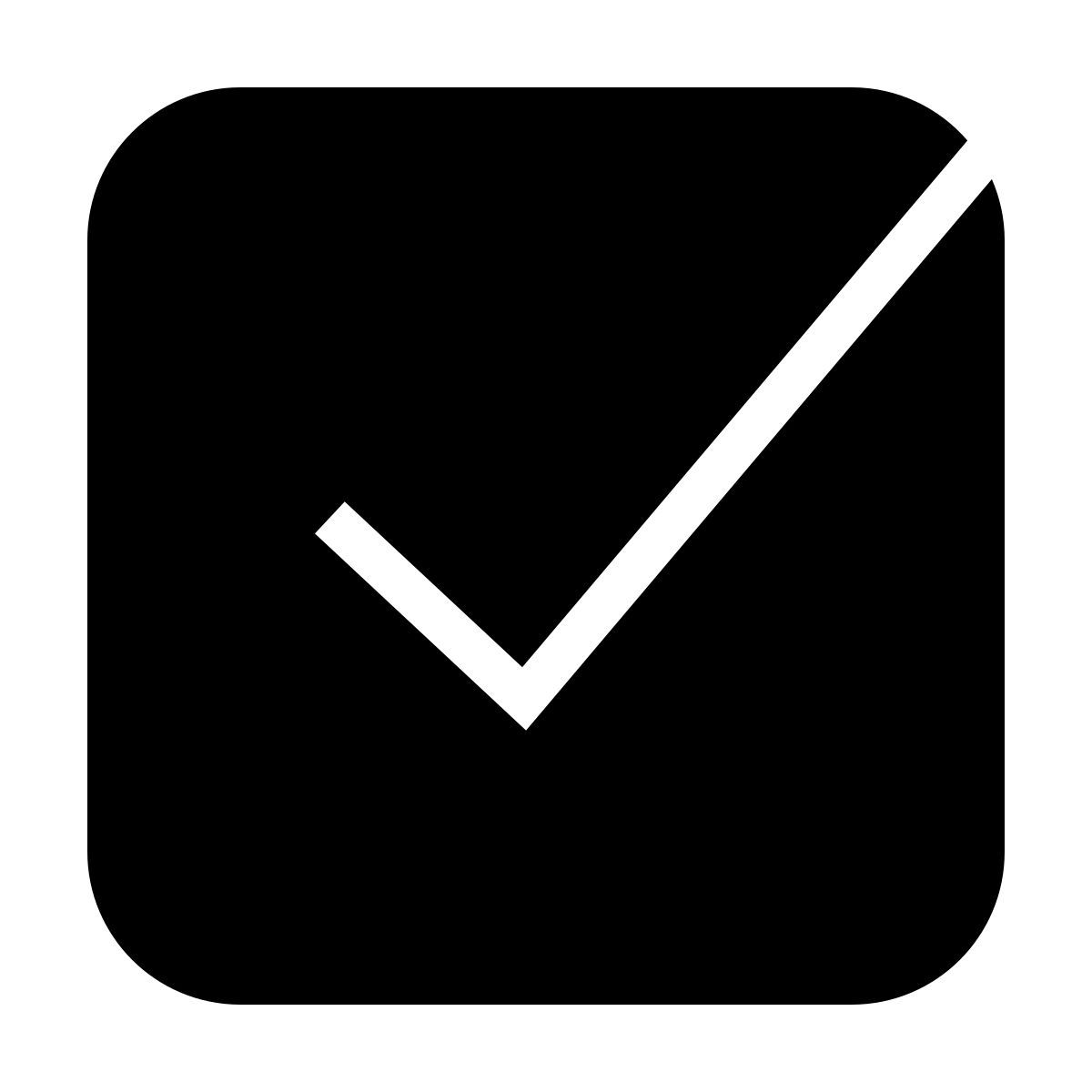 ios 17 filled style 选中的复选框2 icon