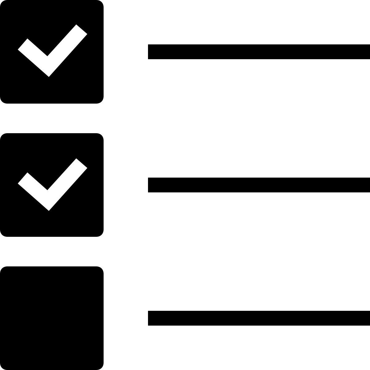 ios 17 filled style checklist icon