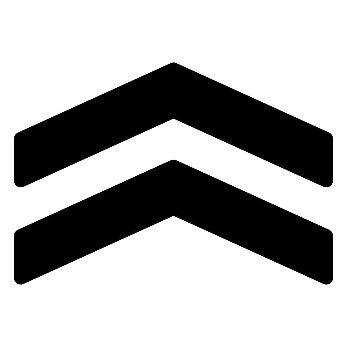 ios 17 filled style cheurón icon