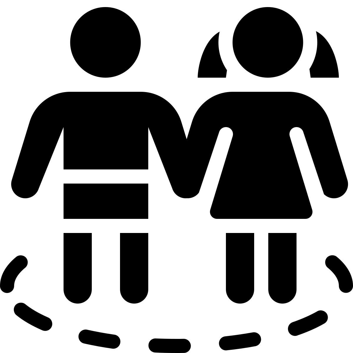 ios 17 filled style zona segura para niños icon