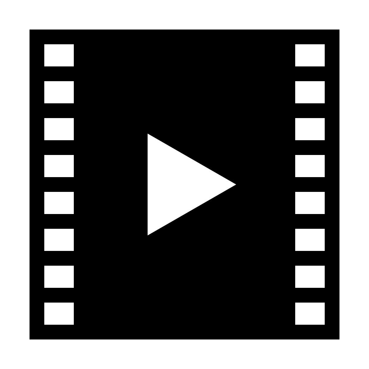 ios 17 filled style film icon