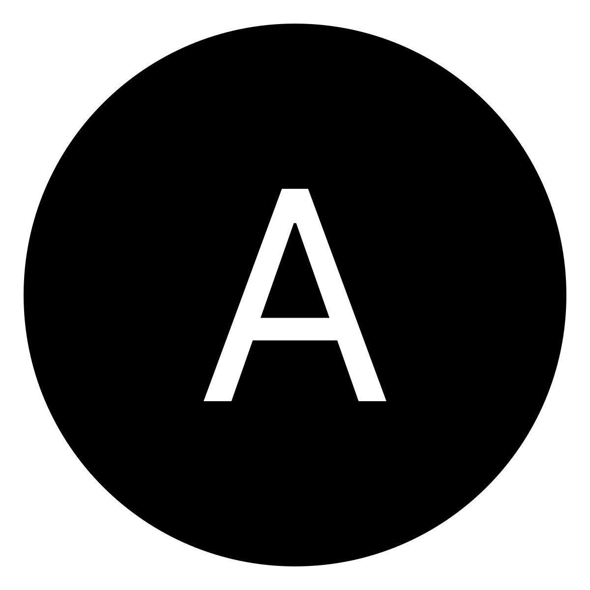 Letter A Symbols