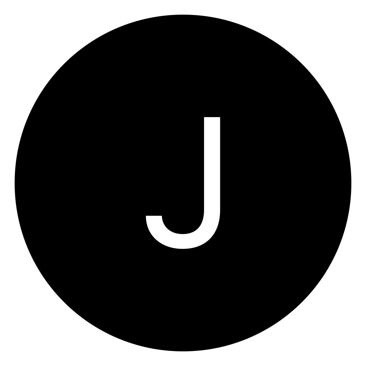 ios 17 filled style circulado j icon