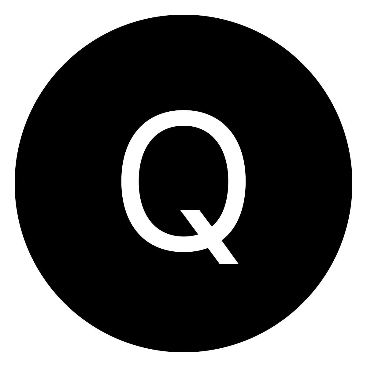 ios 17 filled style 圆圈q icon