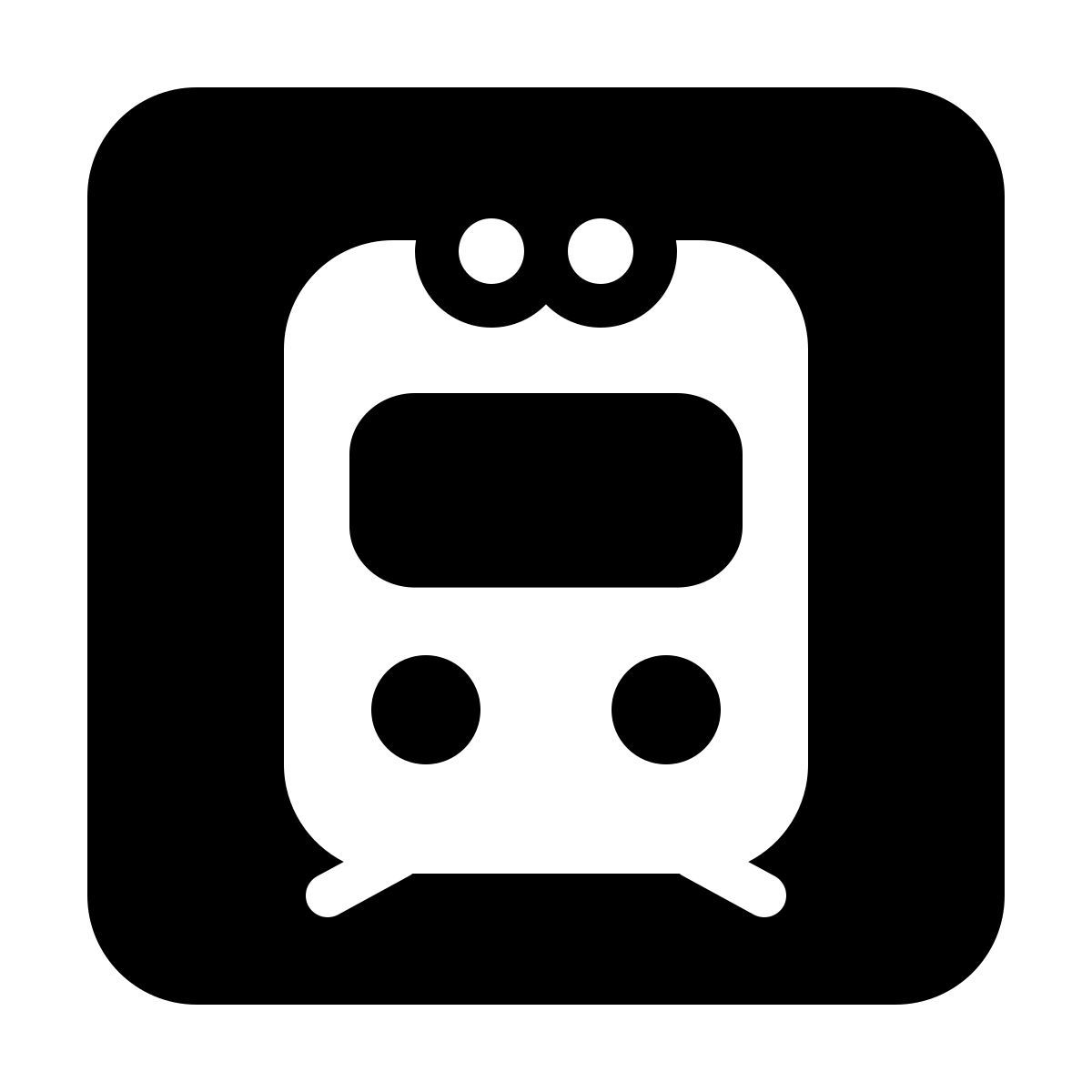 ios 17 filled style station de métro icon
