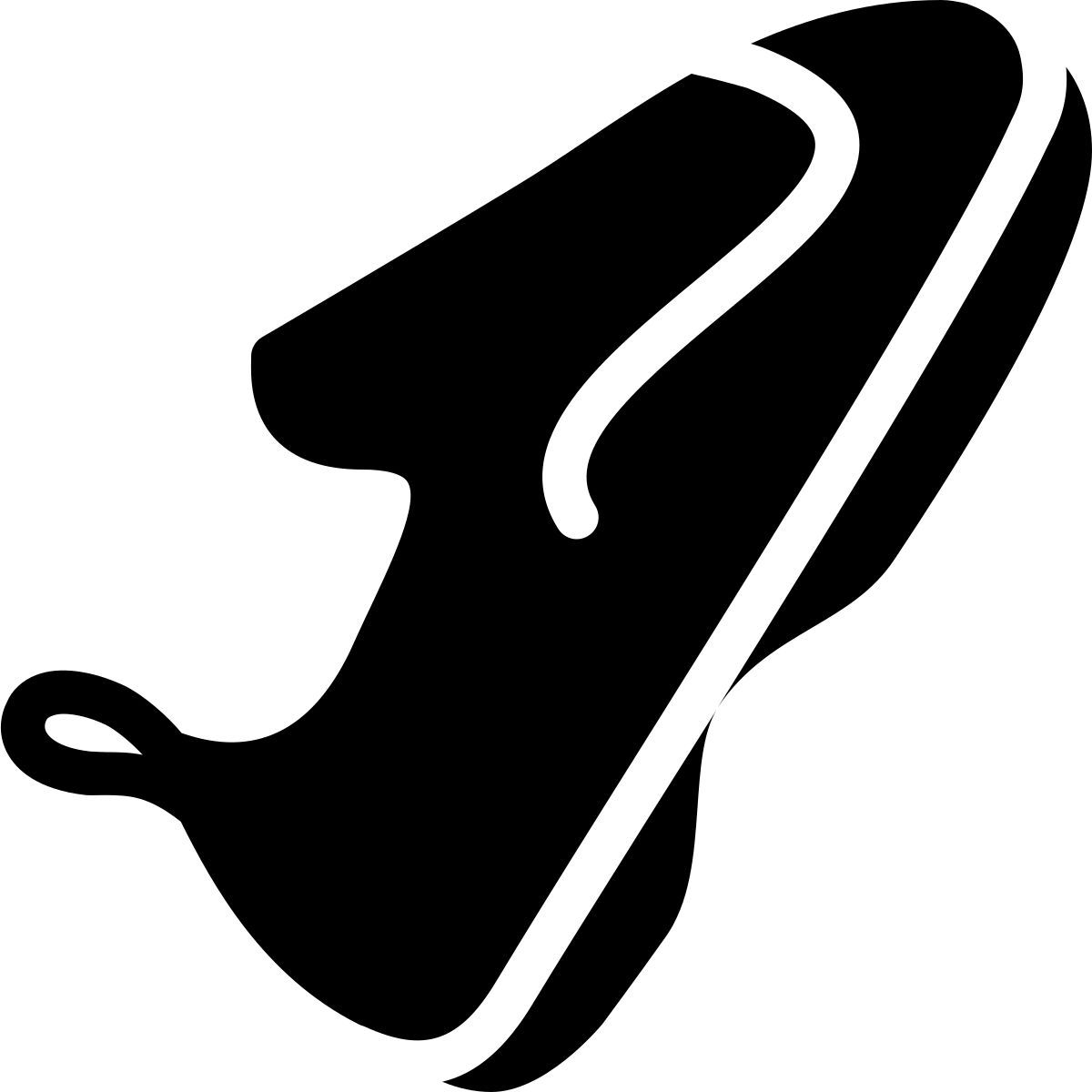 ios 17 filled style zapatos de escalada icon