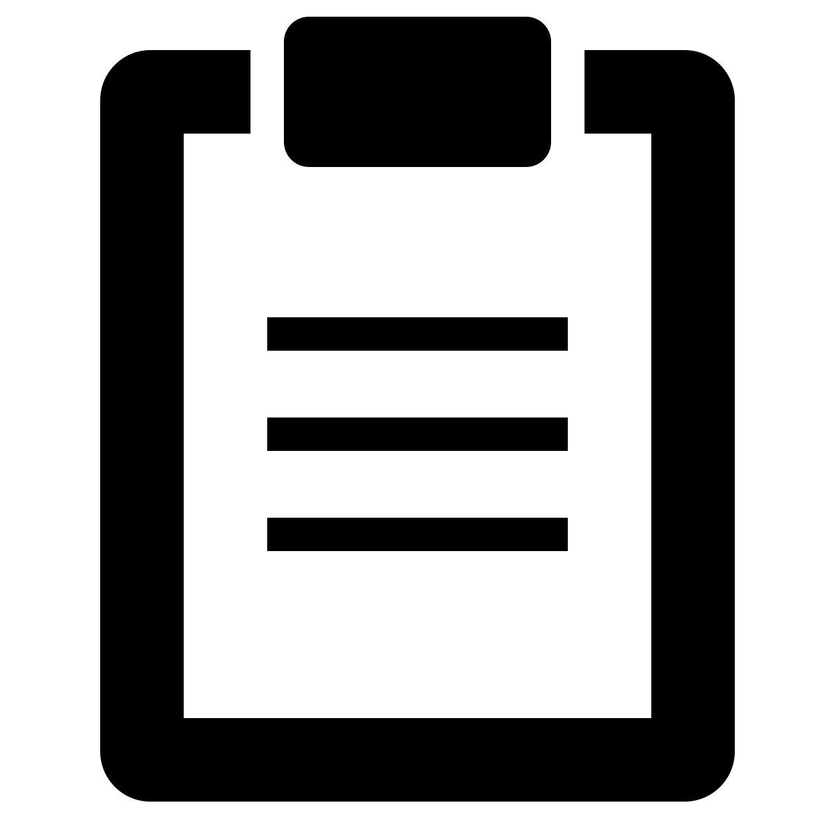 ios 17 filled style clipboard icon