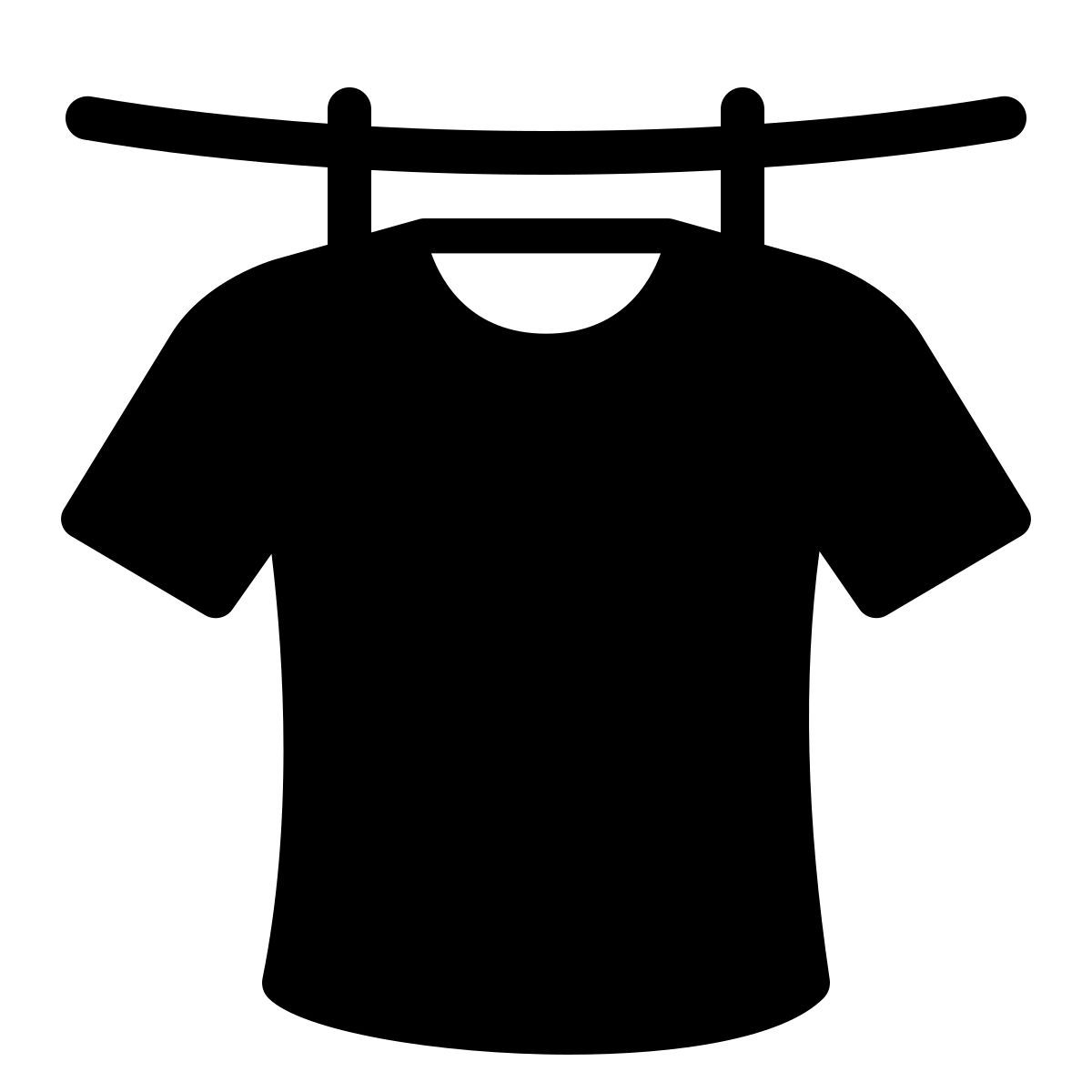 ios 17 filled style clothes line icon