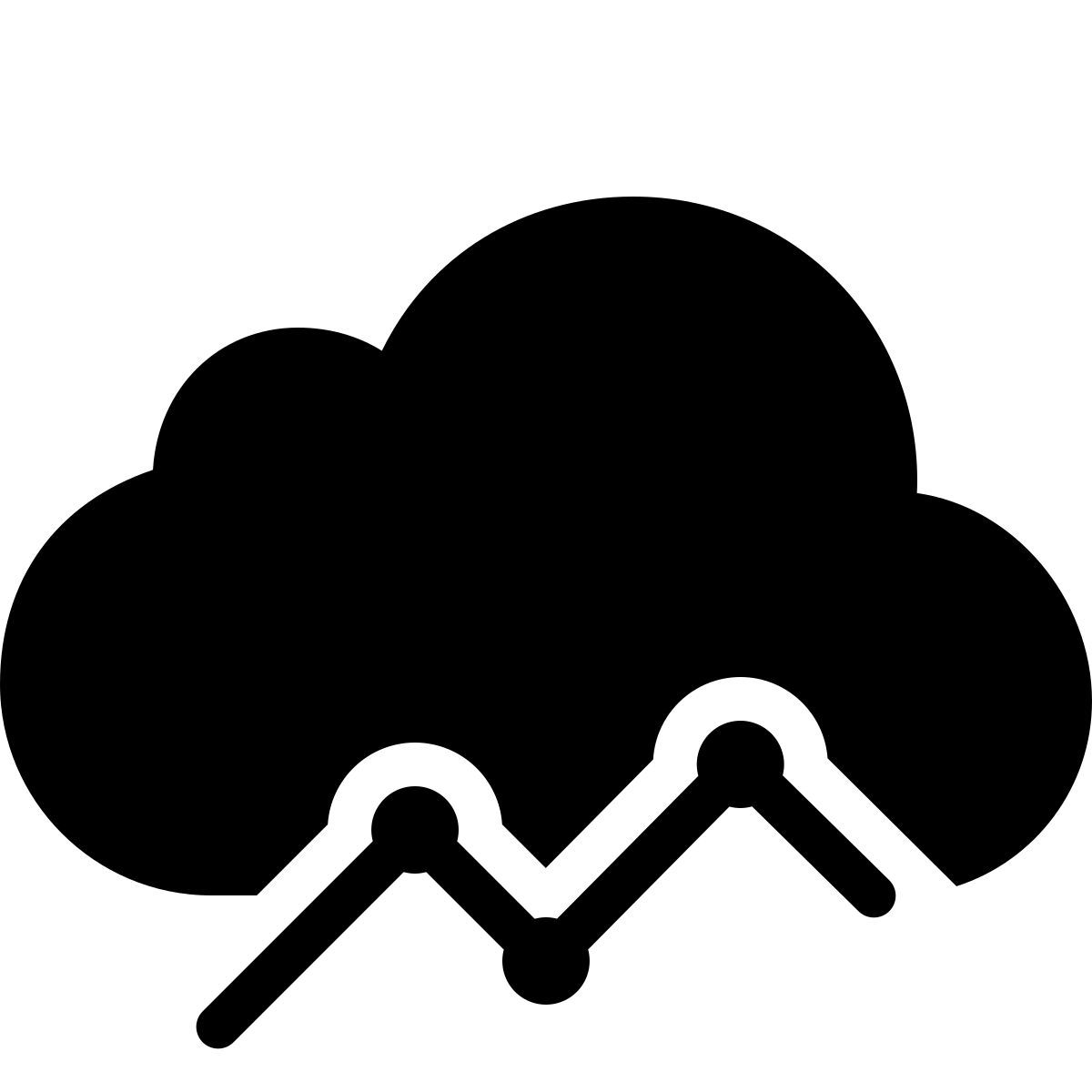 ios 17 filled style cloud line chart icon