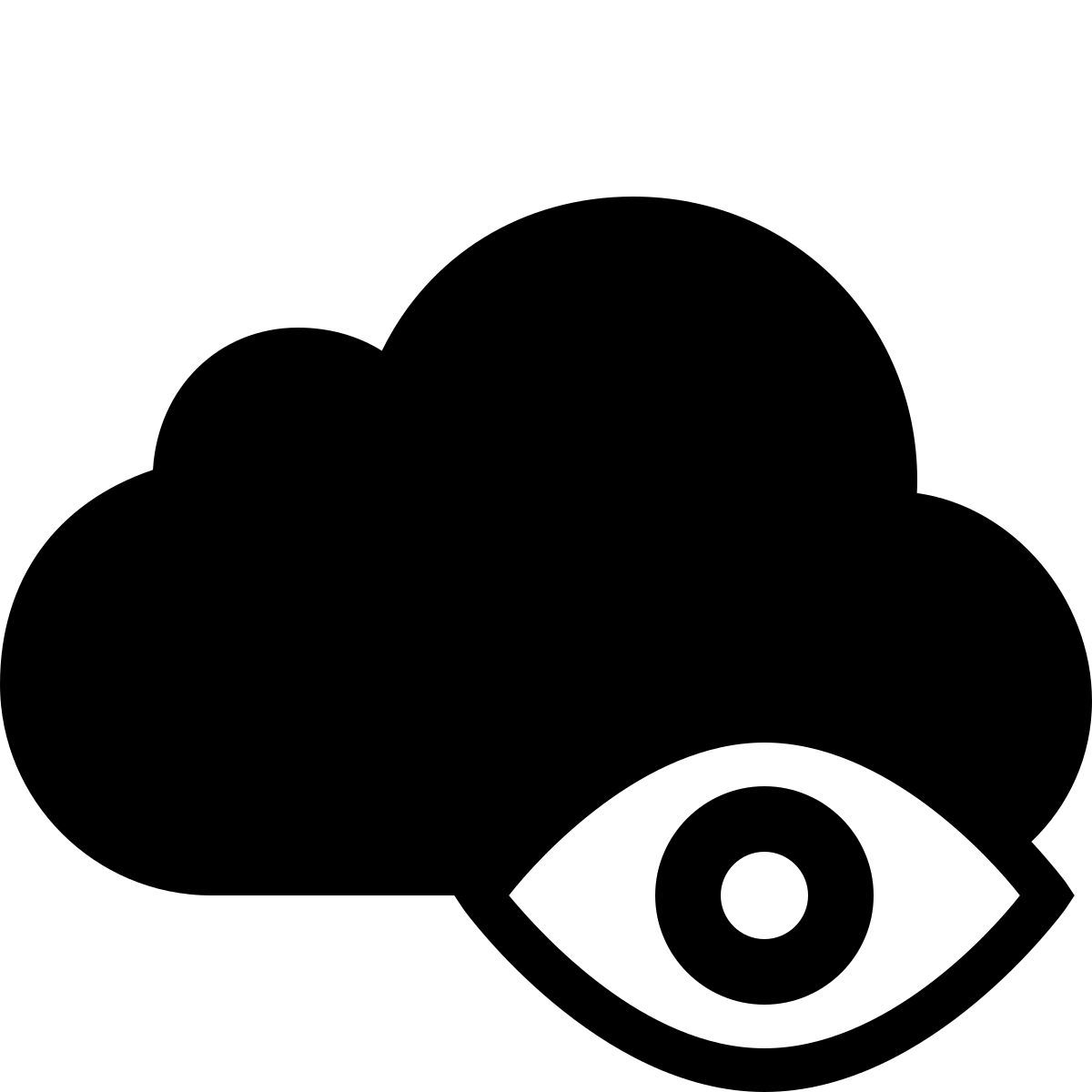 ios 17 filled style cloud privacy icon