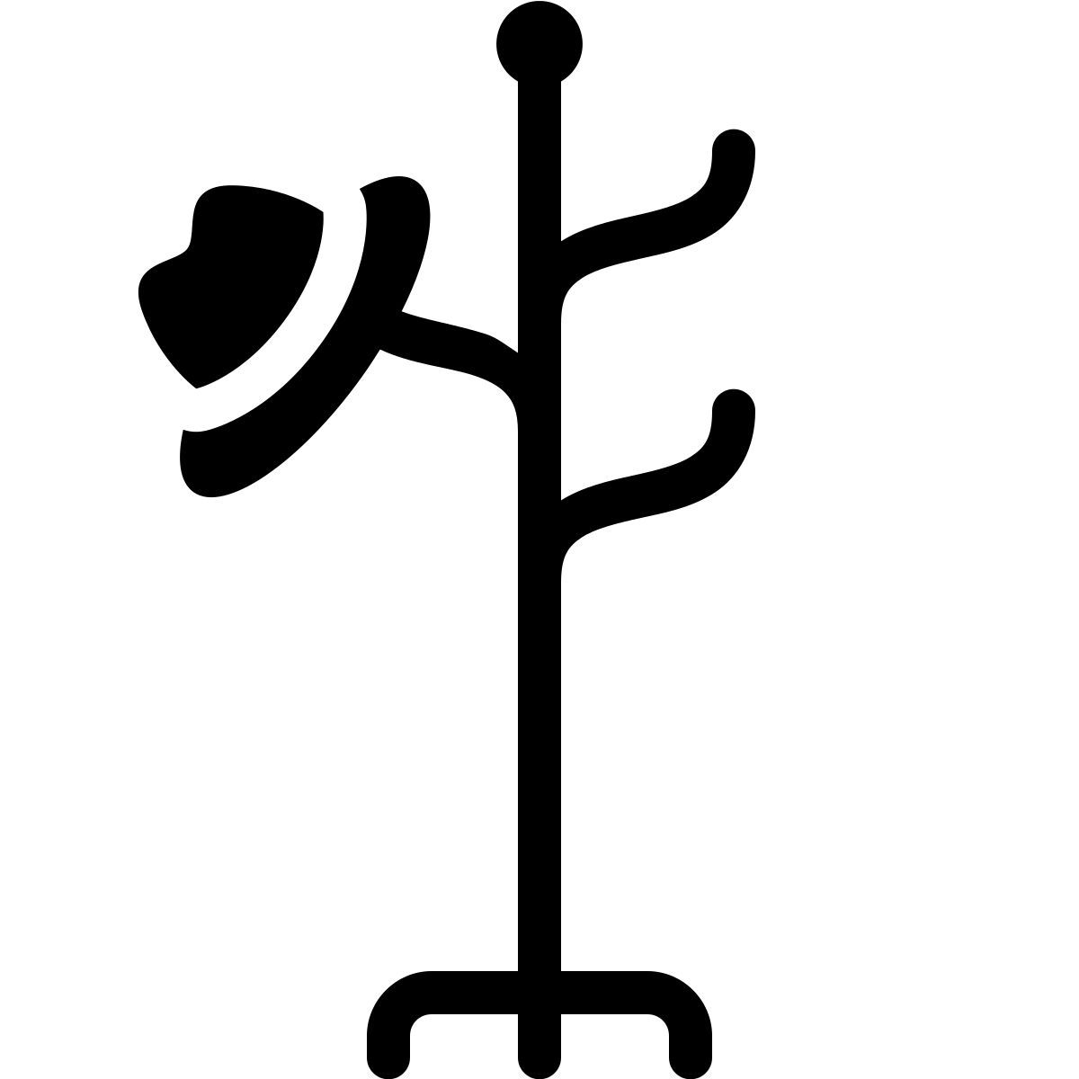 ios 17 filled style coat rack icon