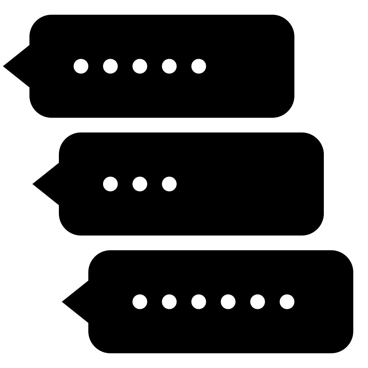 ios 17 filled style 评论讨论 icon