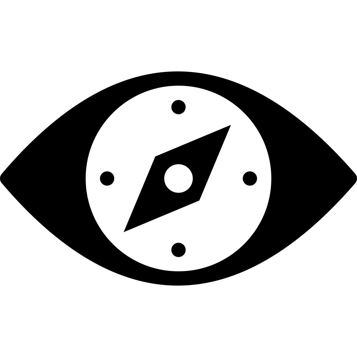 ios 17 filled style bussola icon