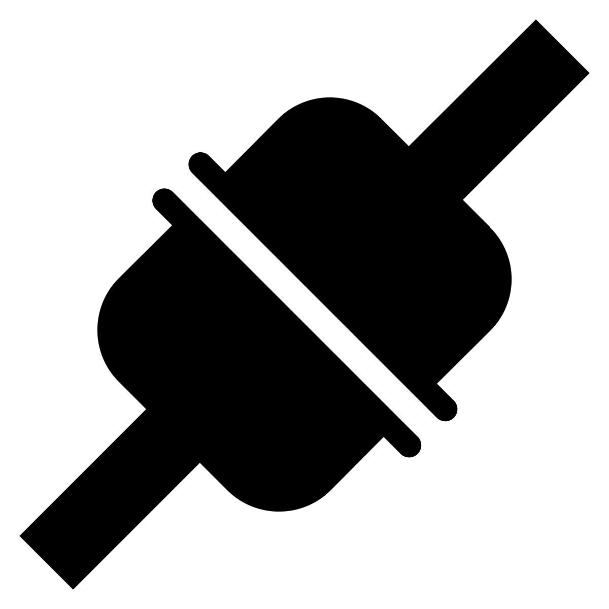 ios 17 filled style collegato icon