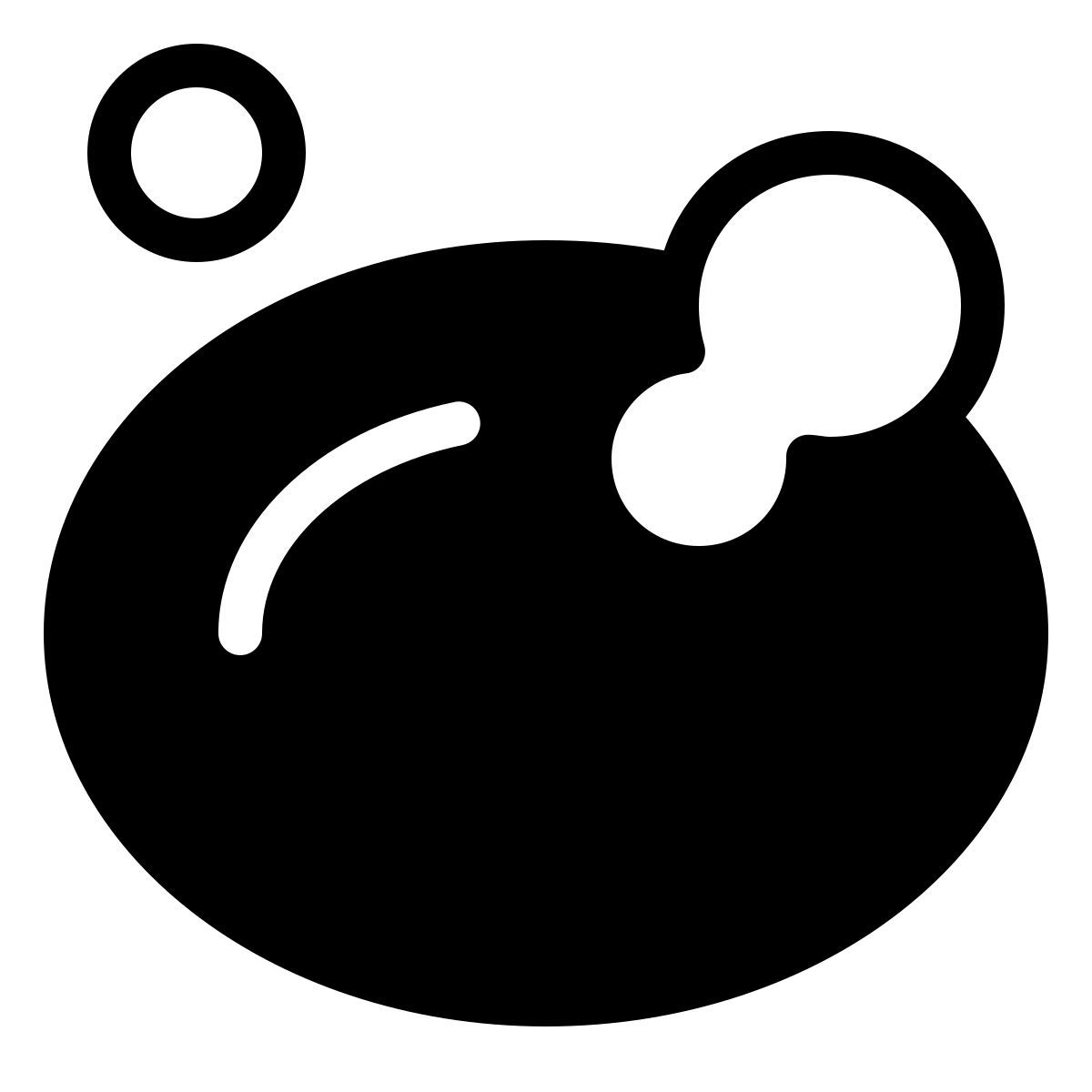 ios 17 filled style 美容香皂 icon