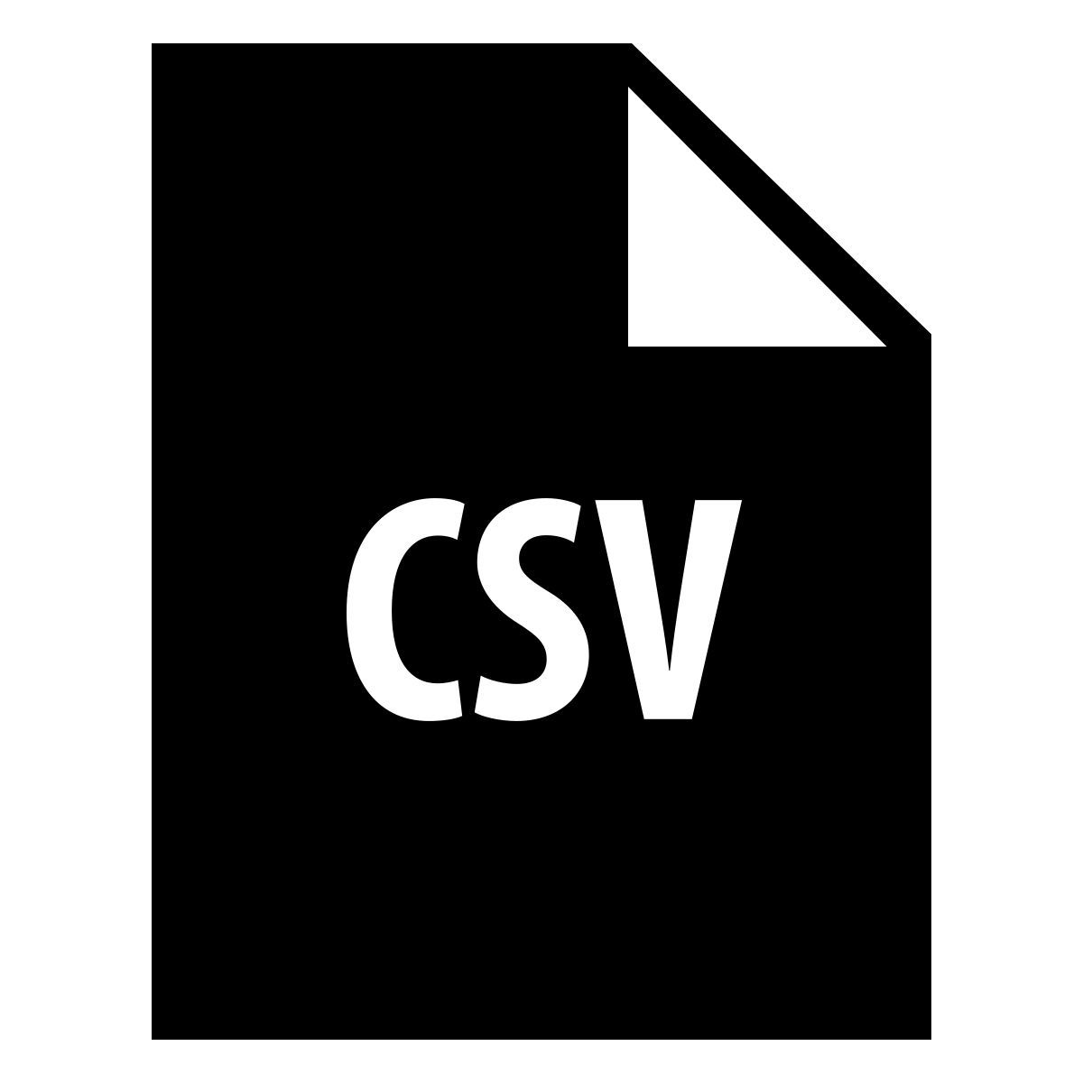 ios 17 filled style csv icon