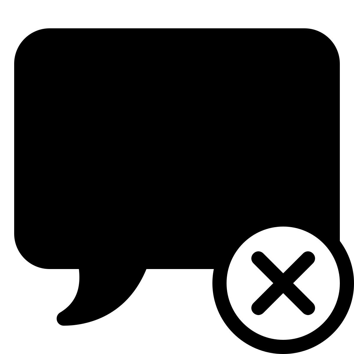 ios 17 filled style delete chat icon