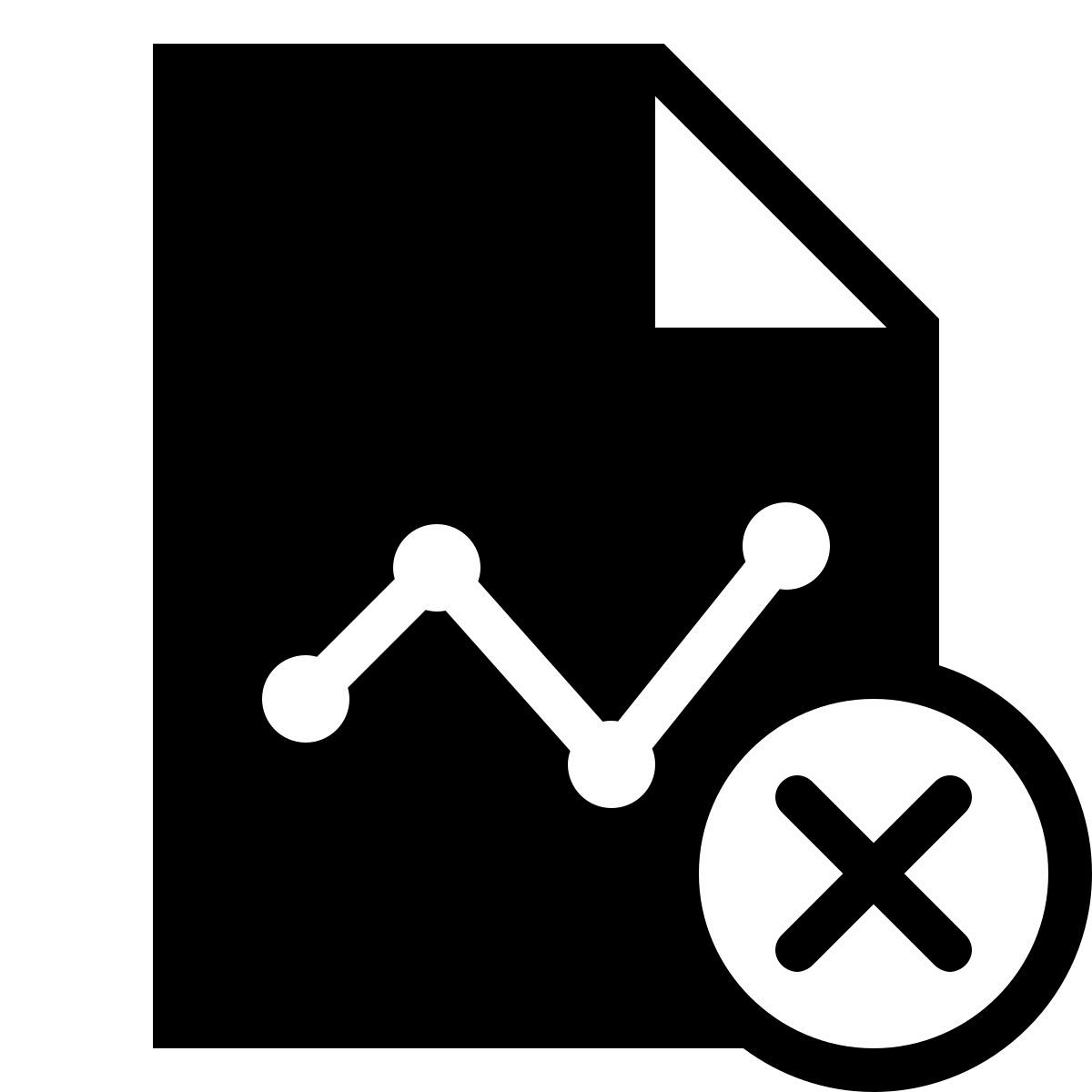ios 17 filled style excluir relatório gráfico icon