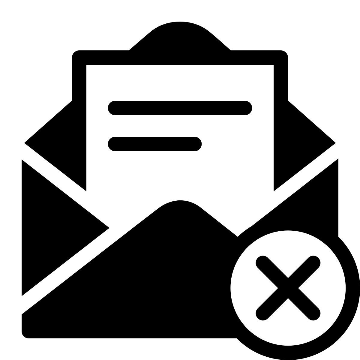 ios 17 filled style elimina open envelope icon