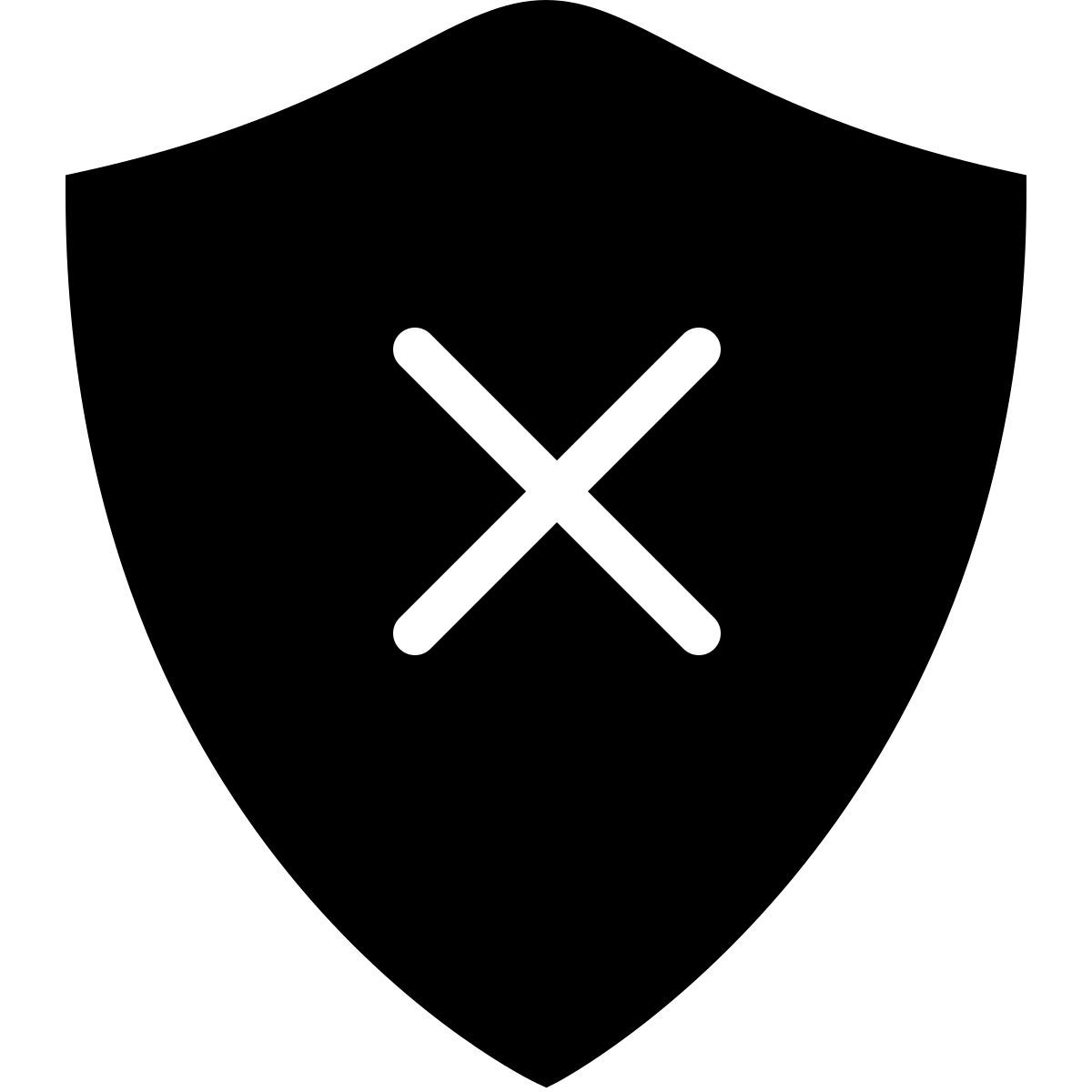 ios 17 filled style delete shield icon