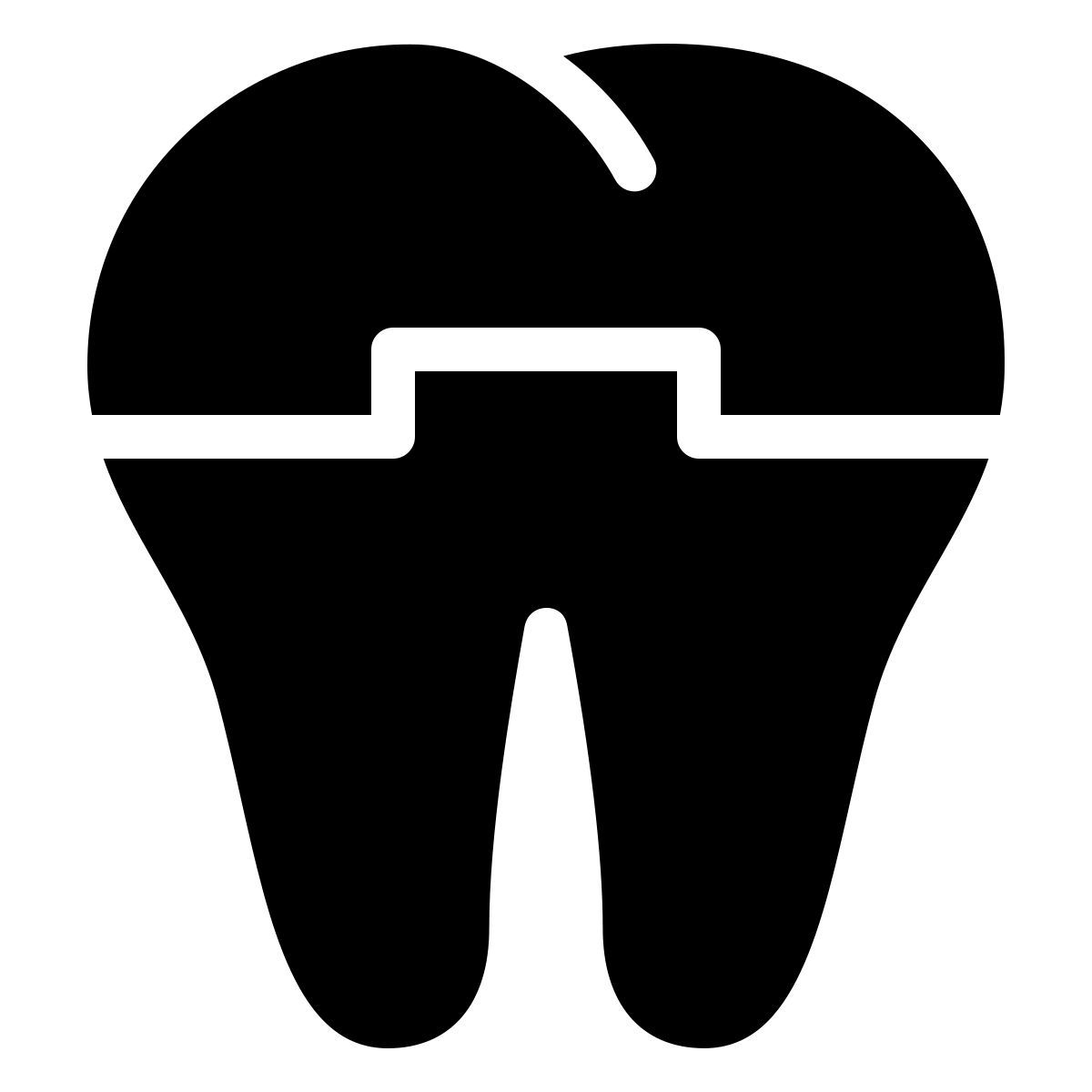 ios 17 filled style 牙冠 icon