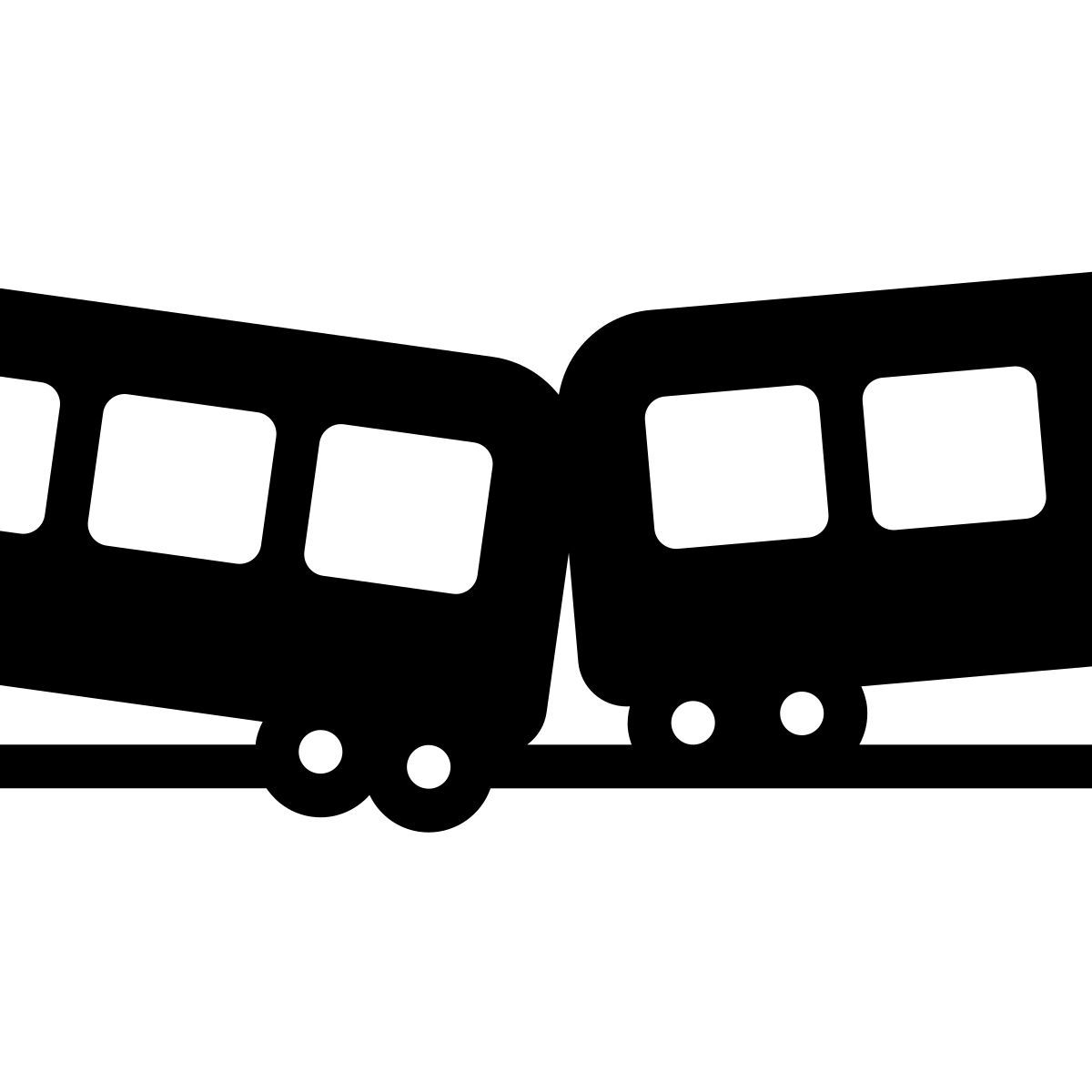 ios 17 filled style tren descarrilamiento icon