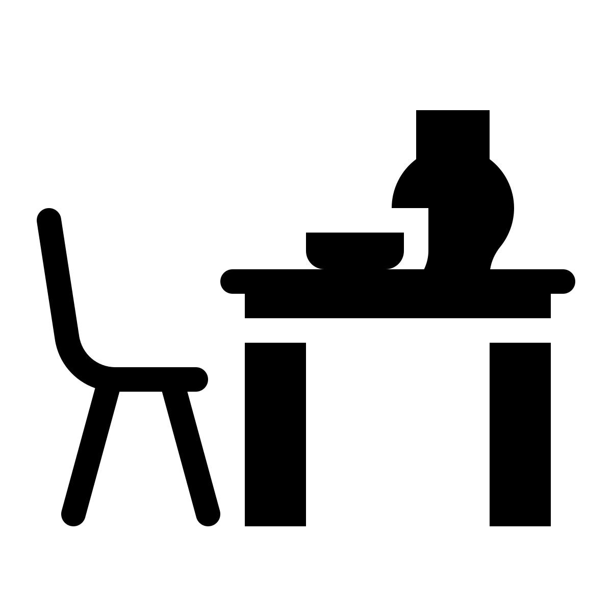 ios 17 filled style salle à manger icon