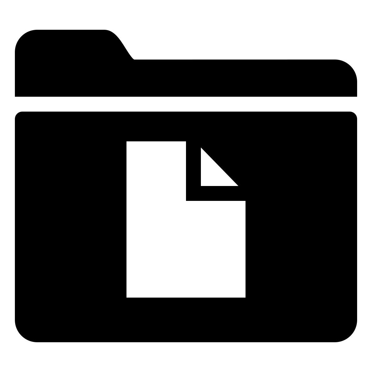ios 17 filled style carpeta de documentos icon