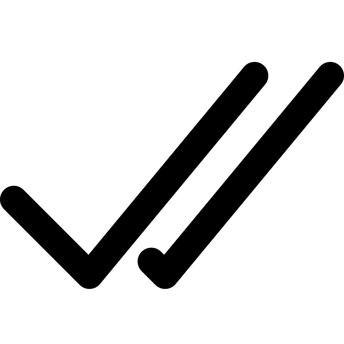 ios 17 filled style double coche icon