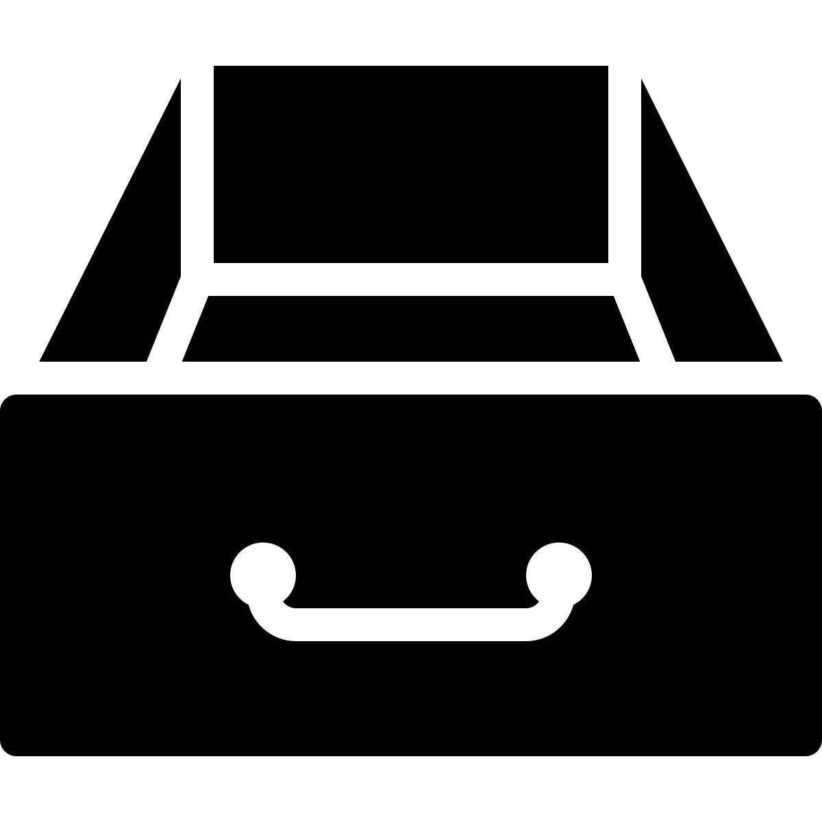 ios 17 filled style cassetto icon