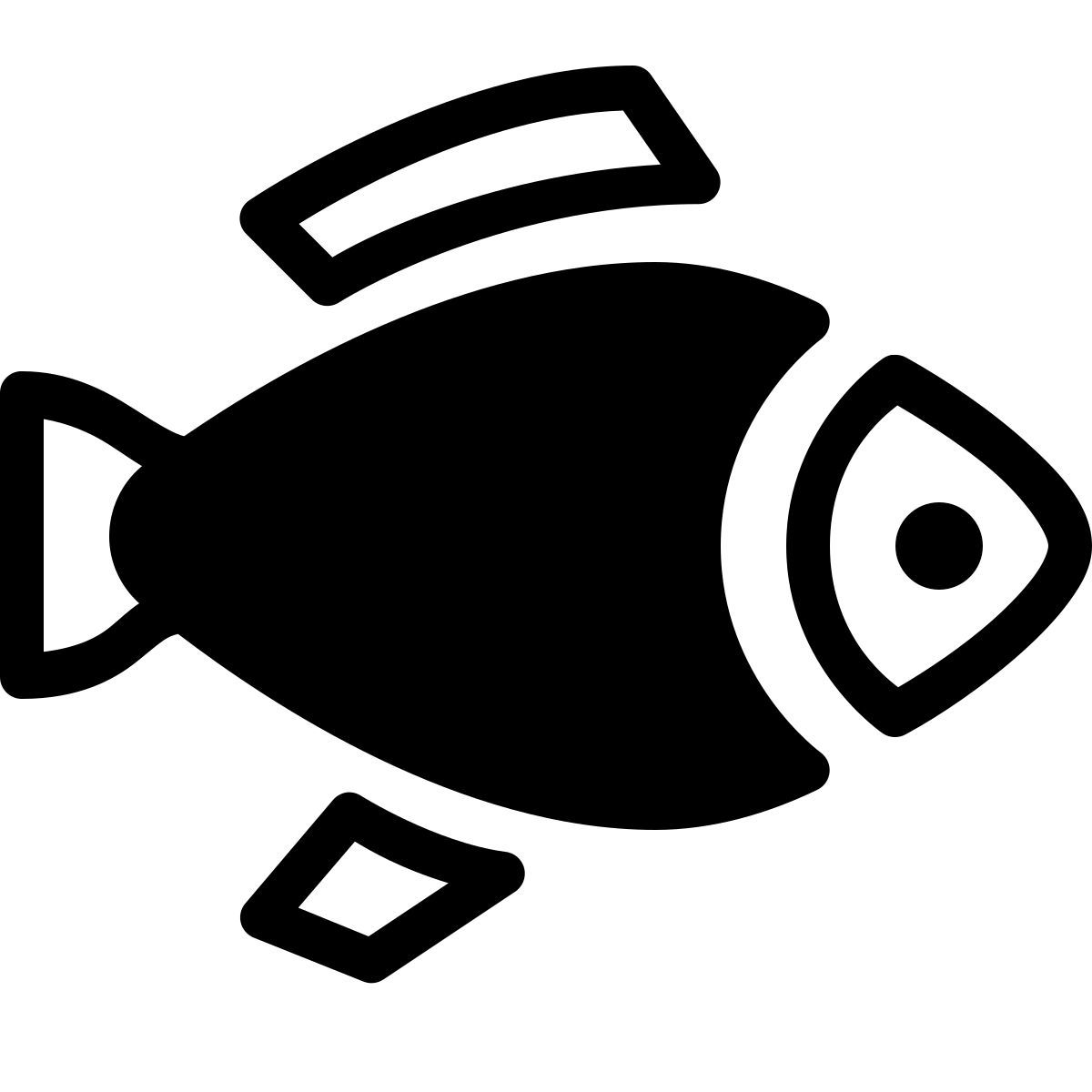 ios 17 filled style poisson nettoyé icon