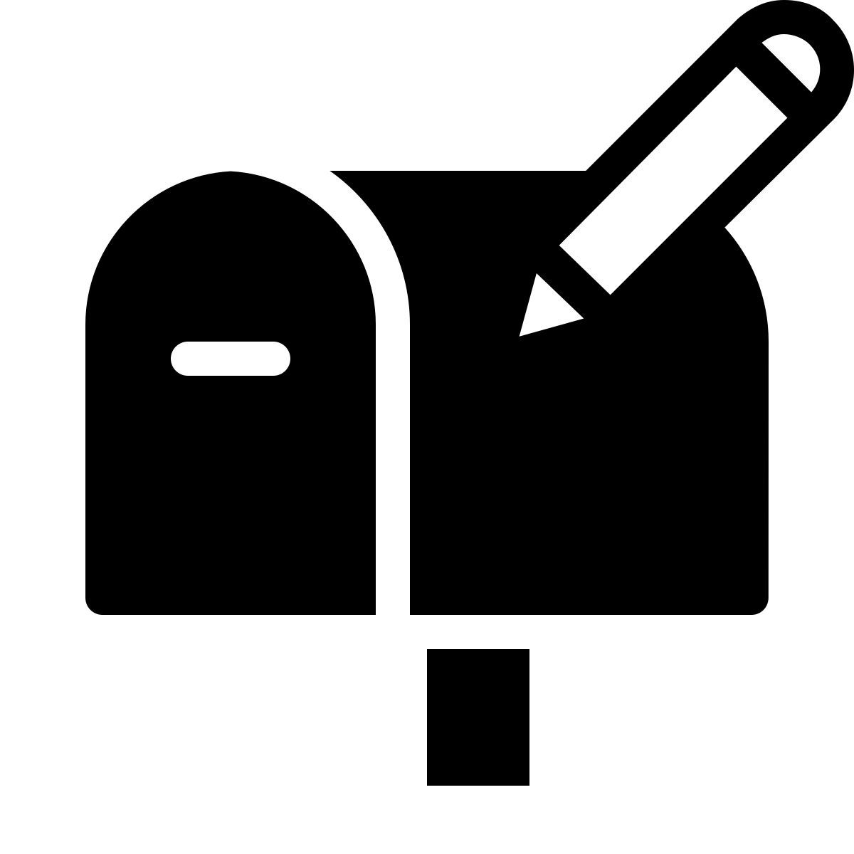 ios 17 filled style modifier la boîte aux lettres icon