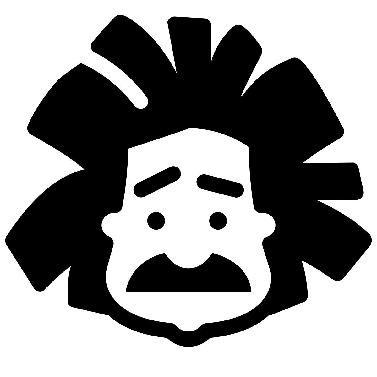 ios 17 filled style albert einstein icon