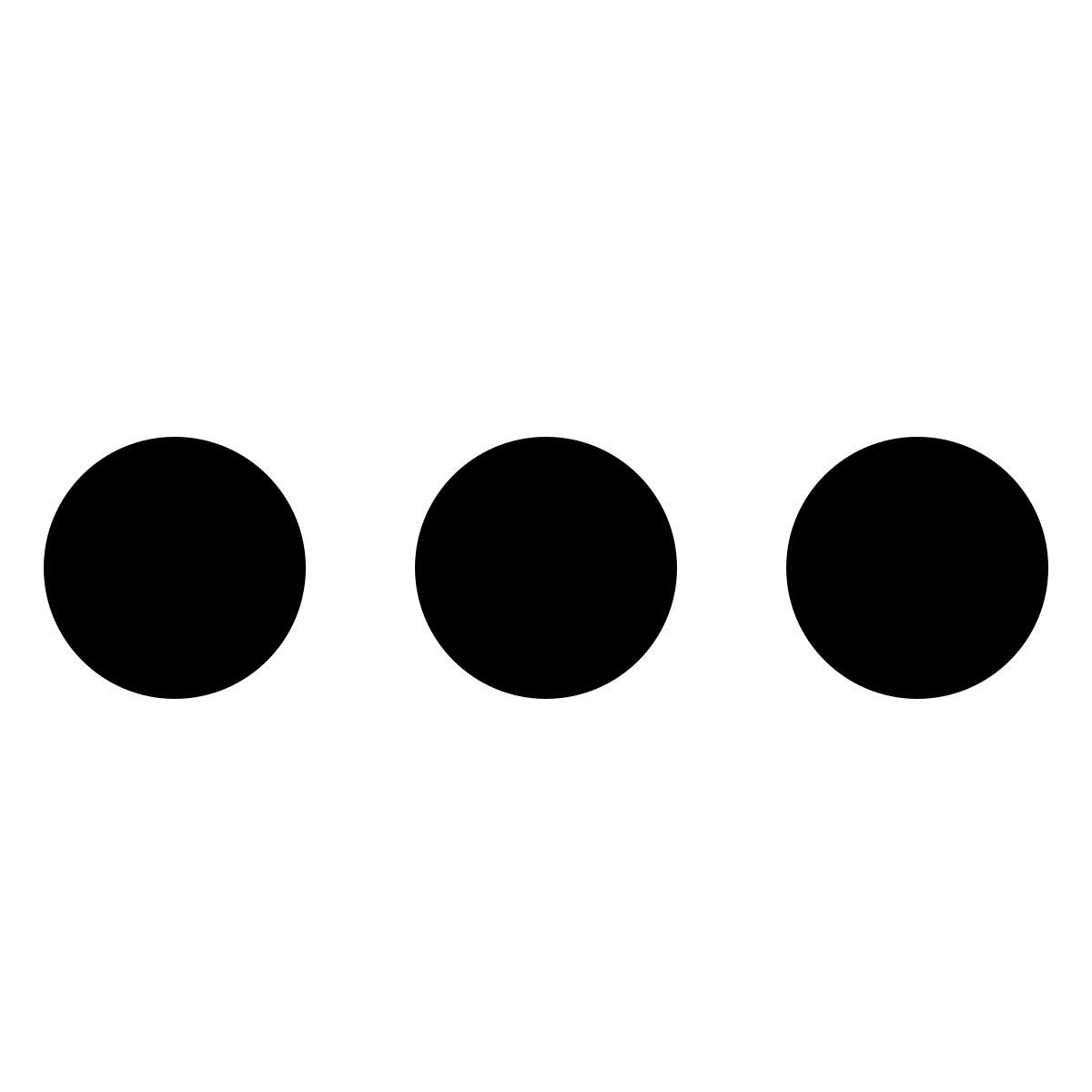 ios 17 filled style 省略号 icon