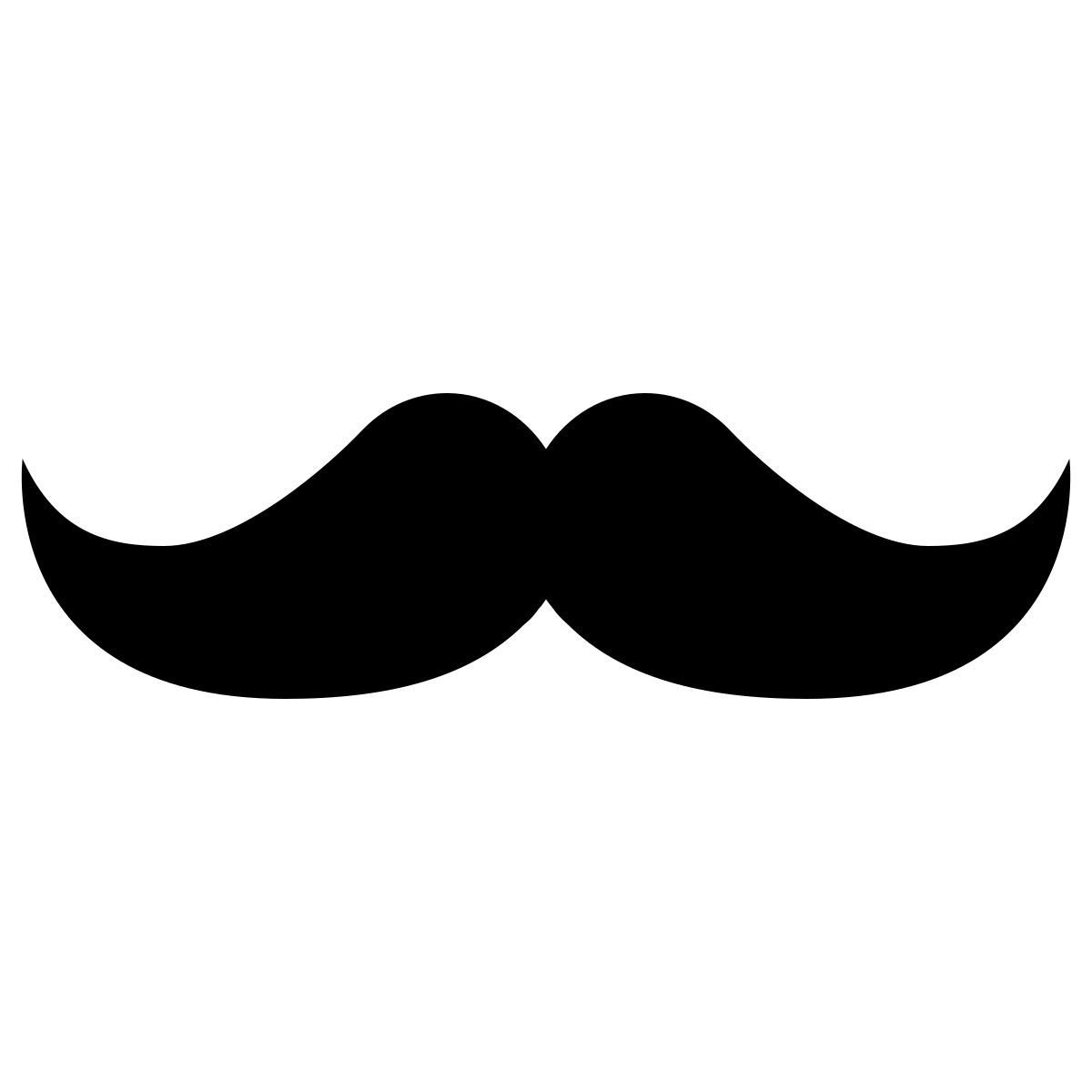 ios 17 filled style bigote inglés icon