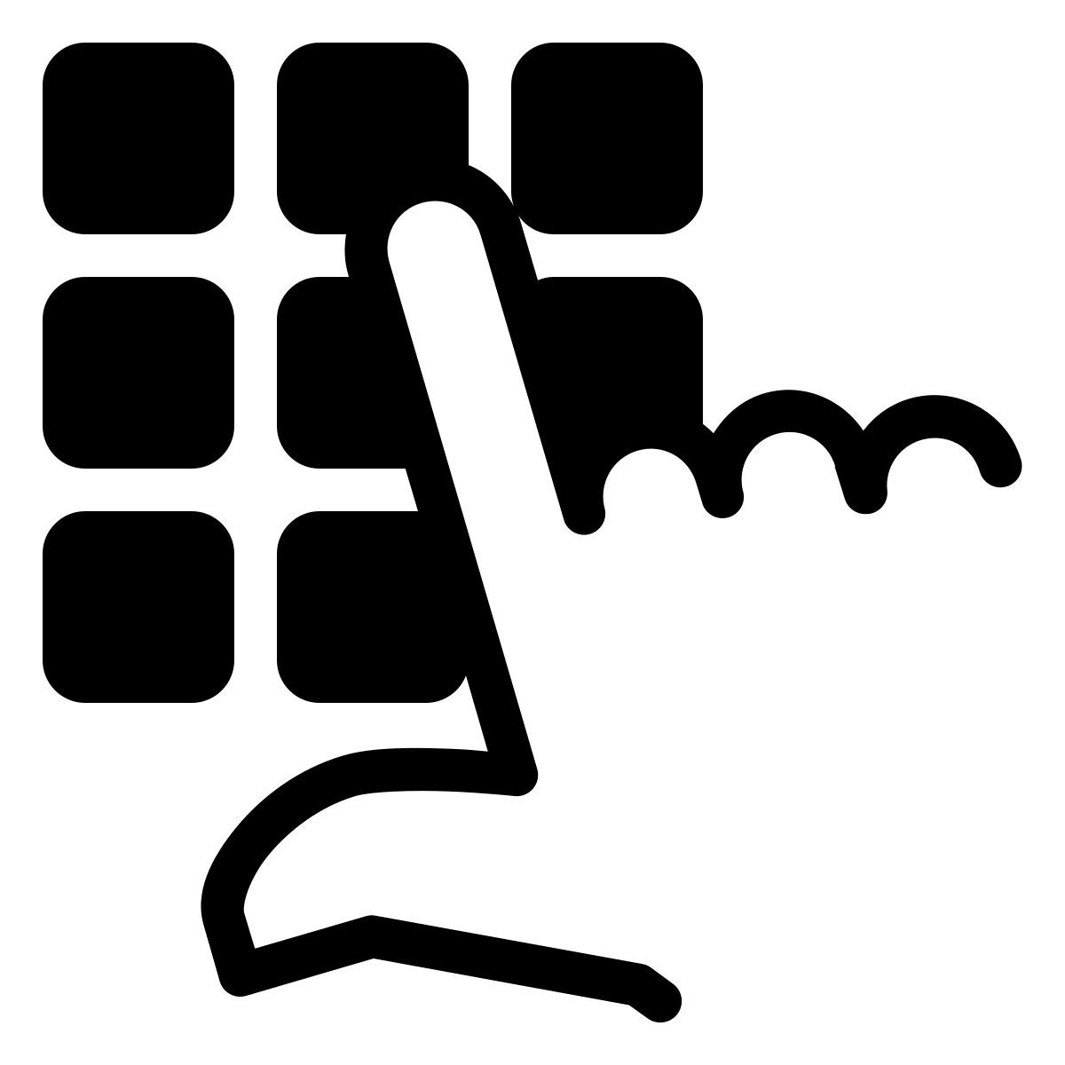 ios 17 filled style introducir pin icon