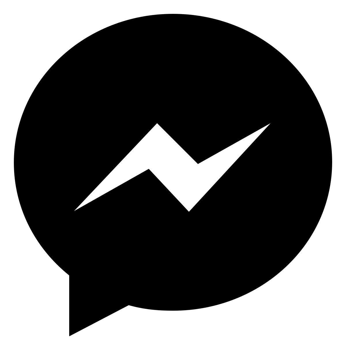 ios 17 filled style facebook messenger icon