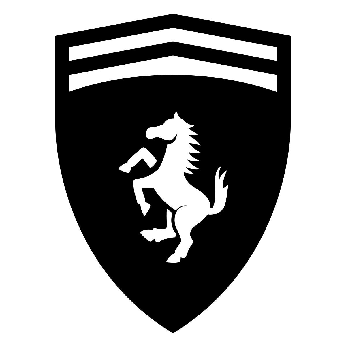 ios 17 filled style 페라리 배지 icon