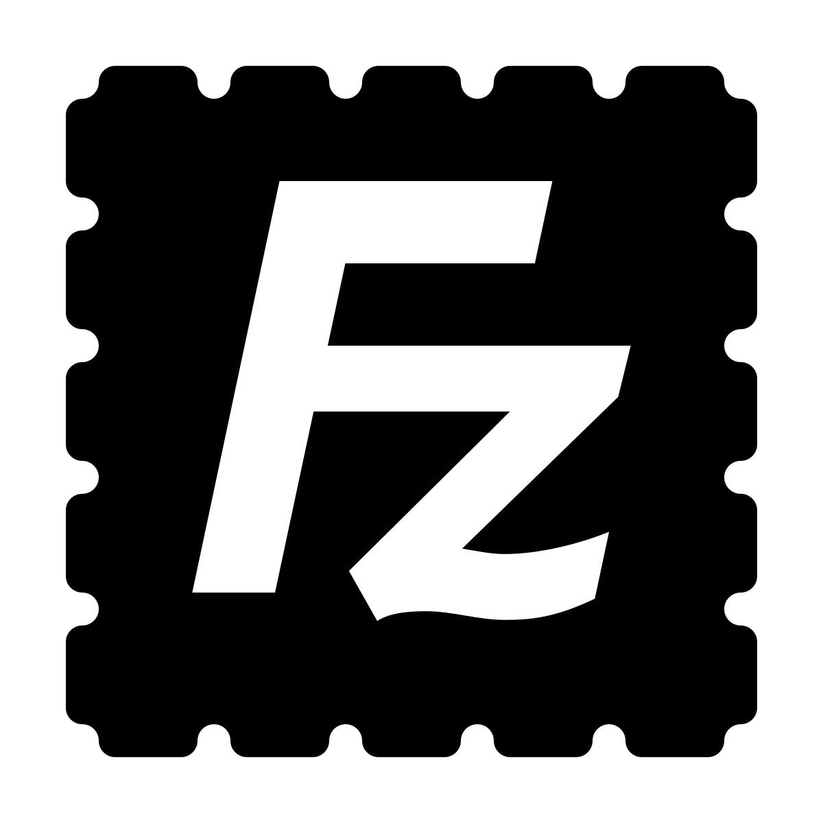 ios 17 filled style filezilla icon