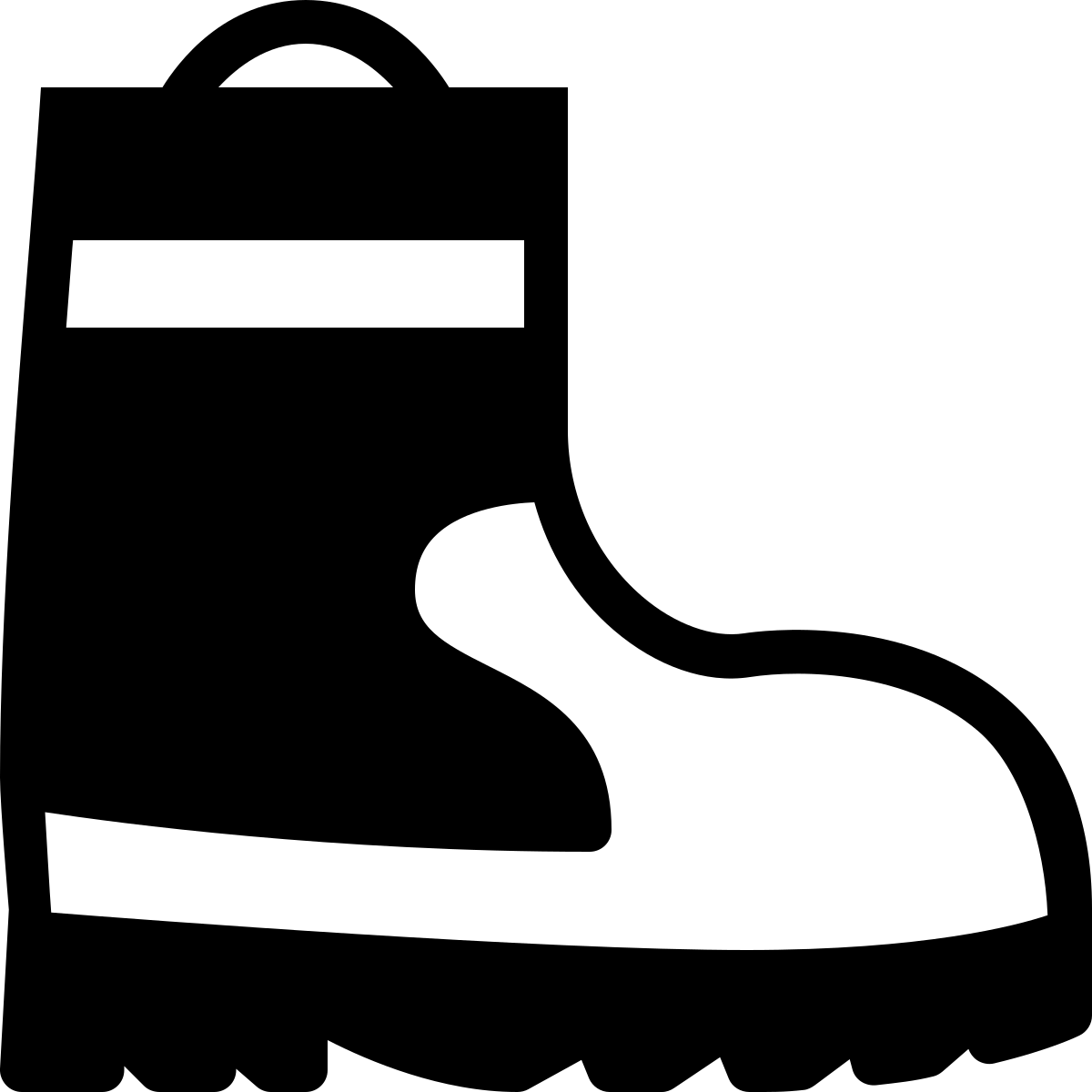 ios 17 filled style fireman boots icon